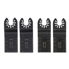 104 PCS Multitool Cutting Blades Kit Quick Release Oscillating Saw Blade Combina