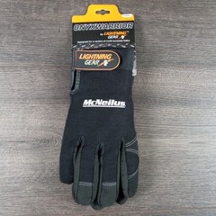 Lightning Gear Onyx Warrior Mechanic’s Gloves, Black, Large Style:0915Q