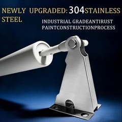 SUS 304 Stainless Steel Screen Door Closer, Adjustable, HoldOpen