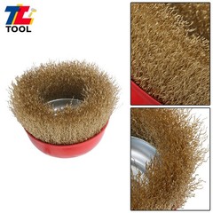 6 Pack Wire Cup Brush 4″ Coarse Crimped Cup Brush for Grinders with 5/8″ Arbor