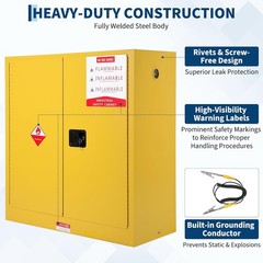 Hazardous Storage Flammable Cabinet Fire Resistant Safety For Flammable Liquid