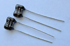 12X – 150pF @ 500V 5% – DIP SILVER MICA CAPACITOR ~ GOOD FOR AMP/HiFi/RF