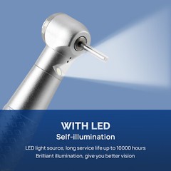 5pcs COXO Dental LED Handpiece 4Hole High Speed Air Turbine Generator Self Power