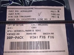 (25 PIECE LOT) X9015UM8I INTERSIL IC DIGITAL POT 50K 32TP 8MSOP XCR X9015UM8I