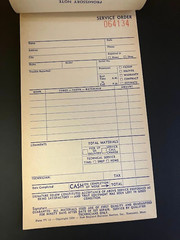 Vintage New England Business Services Duplicate Cash Receipt Book Carbon Paper