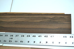 Ziricote Raw Wood Veneer Sheet 3.5 x 45 inches 1/42nd 5941-32