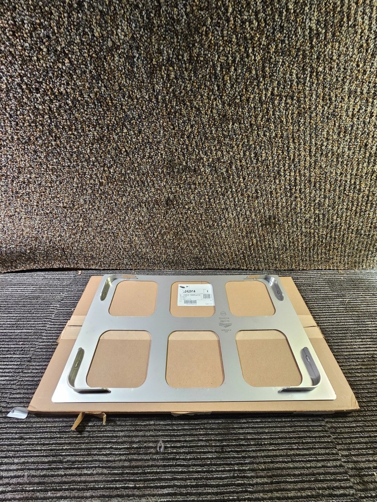 Vollrath 8244314 Miramar 1/6 Stainless Steel Contemporary Food Pan Tile Template