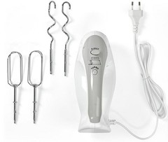 Blender 200W 5 speeds? Turbo function 2 Beaters/2 Dough Hooks