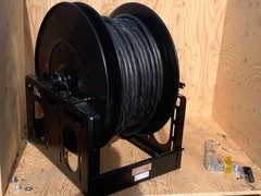 Carol Super Vu-Tron 10/5 SOOW Cable 387ft Glenair MIL Connector Hannay Reel