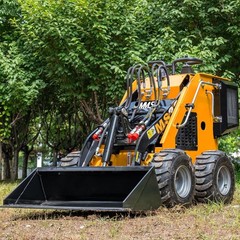 13.5HP Mini Skid Steer Loader Stand-On Loader RATO Gas Engine Bucket Free Ship