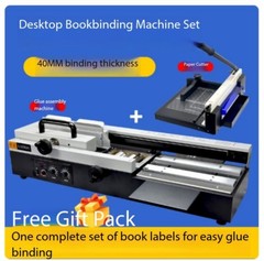 Large Electric Hot-Melt Glue Book Binding Machine (Desktop Model)