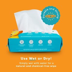 100% Pure Cotton Dry Wipes – 600 Count, Soft & Hypoallergenic for Babies