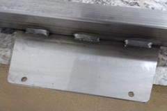 PS Industries LSG-4050-304SW 40 to 50 In Gate Width Self Closing Safety Gate