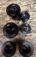6 Olympus Microscope WFX Bi Eyepieces Magnification 10X & 15X- 47mm