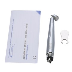 Dental Surgical 45° High Speed Handpiece Push Button Single Water Spray 4HOLE