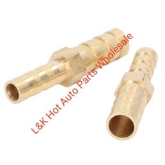 2Pcs Hose Barb Reducing Connector Fitting Splicer (8mm(5/16in) To 6mm(1/4in))