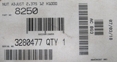 NEW NEXEN 8250 NUT 2.375 12 H1000