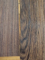 2 pieces East Indian rosewood veneer 6 1/2″ x 19 1/2″ each raw wood cracks +1pc
