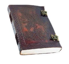 Handmade Leather Journal Diary – 5×7 Vintage Notebook, 200 Pages, B1G1 Combo Set