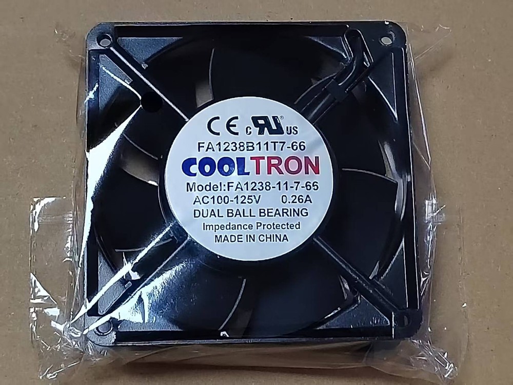 COOLTRON FA1238B11T7-66 AC100-125V 0.26A Aluminum Frame AC Fan