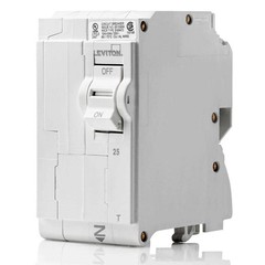 Leviton 2-Pole 25A 120/240V Branch Circuit Breaker Thermal Magnetic LB225-TR