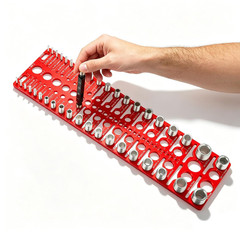 66 Thread Checker, 22 Standard/Sae & 18 Metric Nut and Bolt Thread