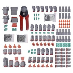 US Deutsch DT Connector Plug Kit 1750PCS With Crimp Tool Automotive #DT-KIT3-TR