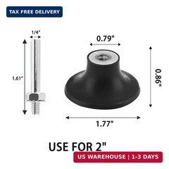 Litoexpe 2 Inch Disc Pad Holder for Roloc, 2-Pack Quick Change Disc Attachments
