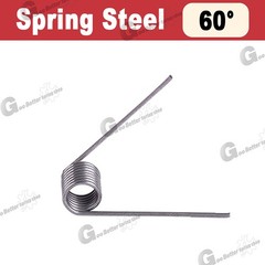 Torsion Spring 3-9 Coil (10 pcs), 2mm Wire dia, 10 ~ 20mm OD, Left spring Steel