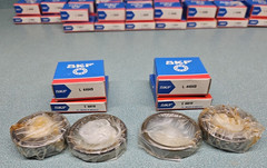 SKF L44643/L44610 Cup & Cone Set (Lot of 4 boxes = 2 sets)