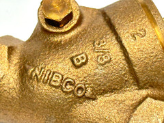 NIBCO T-413-B 3/8″ Y-Pattern Swing Check Valve Bronze NL73005