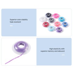 Dental Orthodontic Elastics Chain latex Elastic Ligature Ties Bands for Brackets