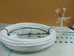 10 feet 22 AWG Shielded 3 Twisted Silver Plated PTFE Teflon Wire SPC