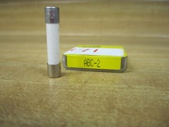 Buss ABC-2 Bussmann Fuse Cross Ref 6F039 White (Pack of 10)