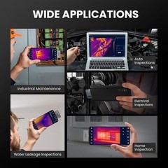 Mileseey 256 x 192 IR Thermal Imaging Camera for Android (USB-C) Smartphone