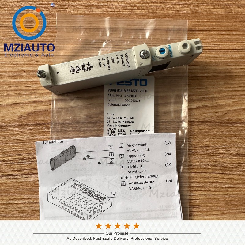 Air Solenoid Valve VUVGB14M52MZTF1T1L For Festo VUVG-B14-M52-MZT-F-1T1L 573483