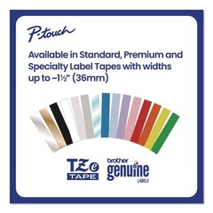Brother P-Touch Tze TZE2312PK Laminated Labeling Tapes – BK On WT (2/PK) New