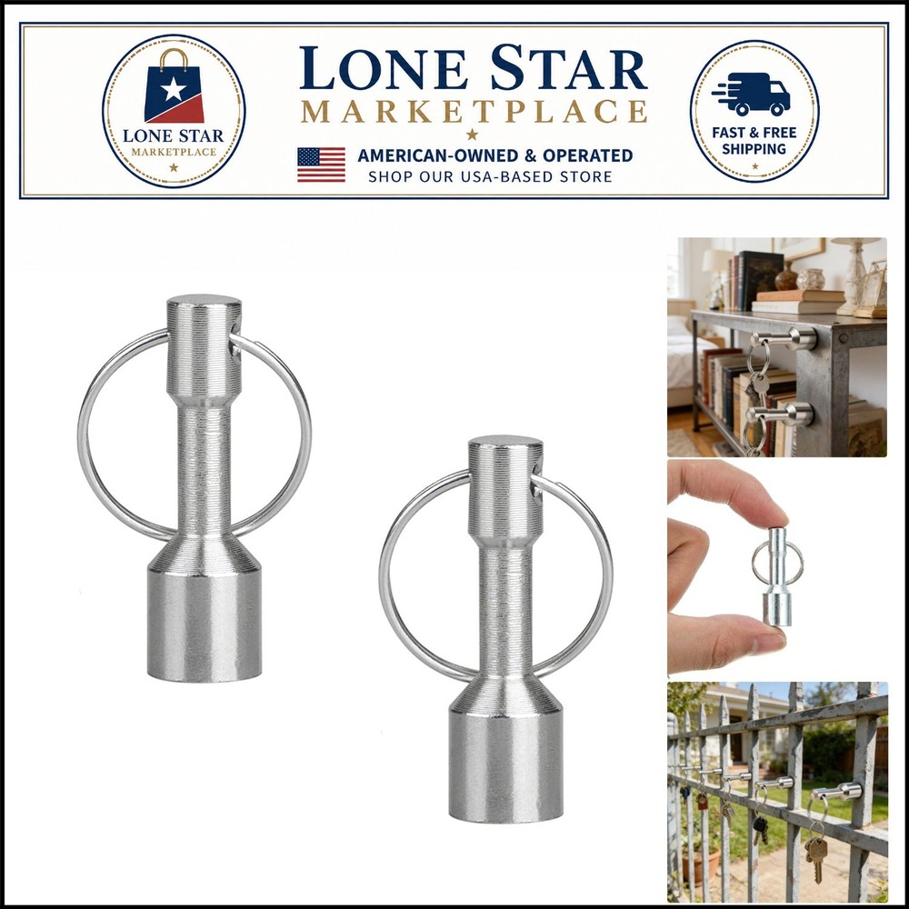 Powerful 2 Pack Neodymium Magnet Keychains for Jewelry & Precious Metals Testing
