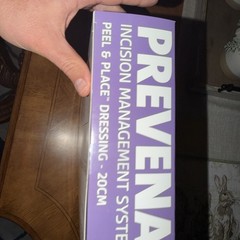 NEW SEALED KCI Prevena Peel & Place Incision Management System Dressing 20cm