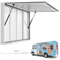VEVOR 60×36 in Concession Window Aluminum Alloy Service Window for Food Truck