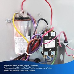 2 Pole AC Contactor, Haoguo Heavy Duty 40Amp 24V Coil Air Conditioner Contactor