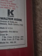 Kiddie Fire Extinguishers- 9&5Lb HALON 1211 Halon Fire Ext (No Air Pressure)