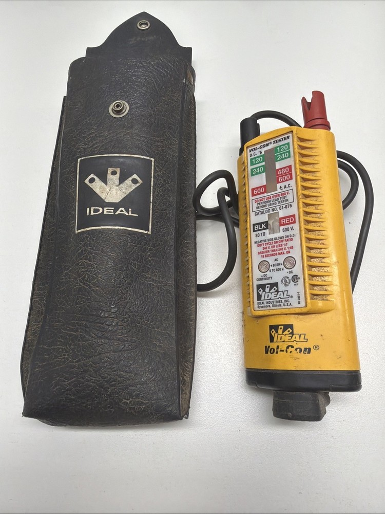 Ideal Vol-Con 61-076 AC/DC Voltage Tester 120V-600V.
