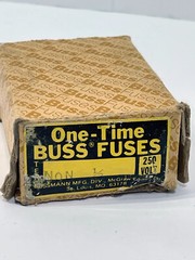 Box of 10 each Bussmann NON-1/2 0.5A Amp 250V Fuses Class H