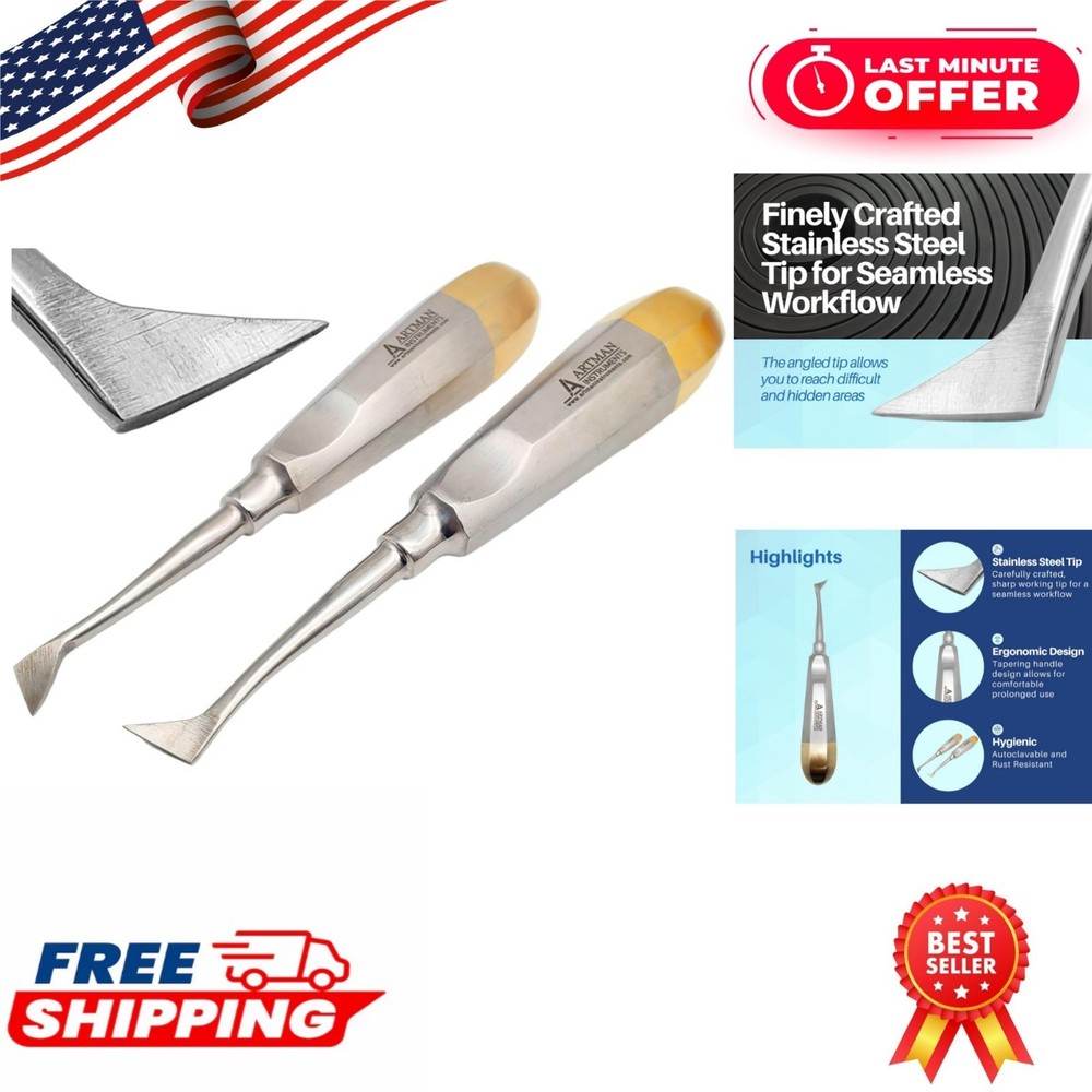 Artman Instruments Cryer Dental Molar Root Extraction Elevator Set