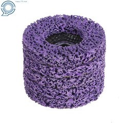 4″ Poly Strip Disc Wheel Paint Rust Removal Clean For Angle Grinder 45 Grit 5Pcs