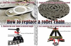 #CA557 Agricultural Conveyor Roller Chain 10 Feet with 1 Connecting Link