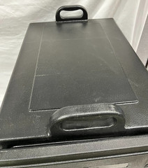 Choice Black Front Loading Insulated Food Pan Carrier-5 Full Size Pan Capacity