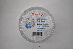 Cantech Aluminum Foil Tape Roll 72mm x 45m 90-21CA Cold Application Adhesive