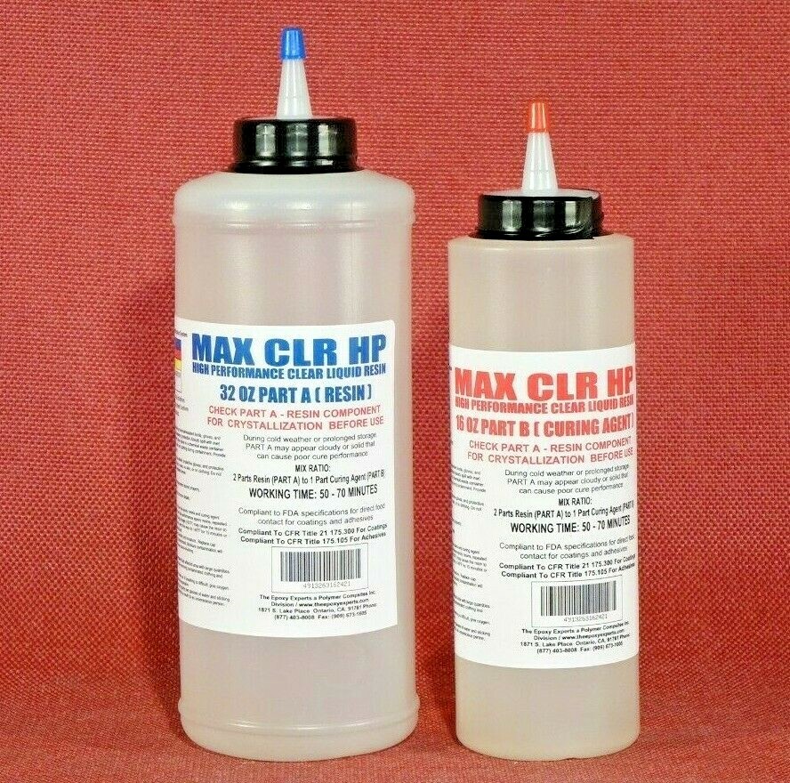 Epoxy Resin Clear 4 High Strength Fiberglassing, Coating, Casting, Glue, Potting